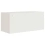 Armario archivador acero blanco 90x40x130 cm de vidaXL, Taquillas y armarios de almacenamiento - Ref: Foro24-3188311, Precio:...