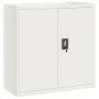 Armario archivador acero blanco 90x40x130 cm de vidaXL, Taquillas y armarios de almacenamiento - Ref: Foro24-3188311, Precio:...
