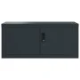 Anthracite gray steel filing cabinet 90x40x240 cm by vidaXL, Lockers and storage cabinets - Ref: Foro24-3188333, Price: 469,1...