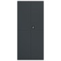 Anthrazitgrauer Aktenschrank aus Stahl 90x40x240 cm von vidaXL, Schließfächer und Lagerschränke - Ref: Foro24-3188333, Preis:...
