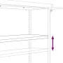 Anthrazitgrauer Aktenschrank aus Stahl 90x40x240 cm von vidaXL, Schließfächer und Lagerschränke - Ref: Foro24-3188333, Preis:...