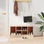 Banco zapatero ALTA madera maciza de pino 100x35x45 cm by vidaXL, Benches for halls and storage - Ref: Foro24-353931, Price: ...
