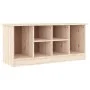 Banco zapatero ALTA madera maciza de pino 100x35x45 cm by vidaXL, Benches for halls and storage - Ref: Foro24-353931, Price: ...