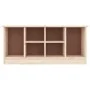 Banco zapatero ALTA madera maciza de pino 100x35x45 cm by vidaXL, Benches for halls and storage - Ref: Foro24-353931, Price: ...