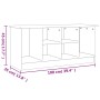 Massive Pinienholz-Schuhbank HOCH 100x35x45 cm von vidaXL, Bänke für Hallen und Lager - Ref: Foro24-353931, Preis: 75,94 €, R...