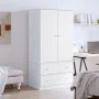 Kleiderschrank ALTA aus massivem Kiefernholz, weiß, 90 x 55 x 170 cm von vidaXL, Kleiderschränke - Ref: Foro24-353930, Preis:...