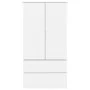 Kleiderschrank ALTA aus massivem Kiefernholz, weiß, 90 x 55 x 170 cm von vidaXL, Kleiderschränke - Ref: Foro24-353930, Preis:...