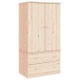 Armario ALTA madera maciza pino 90x55x170 cm de vidaXL, Armarios roperos - Ref: Foro24-353929, Precio: 351,41 €, Descuento: %