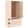 Armario ALTA madera maciza pino 90x55x170 cm de vidaXL, Armarios roperos - Ref: Foro24-353929, Precio: 351,41 €, Descuento: %