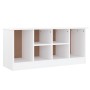 Banco zapatero ALTA madera maciza de pino blanco 100x35x45 cm