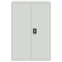 Light gray steel filing cabinet 90x40x180 cm by vidaXL, Lockers and storage cabinets - Ref: Foro24-3188319, Price: 382,34 €, ...