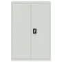 Light gray steel filing cabinet 90x40x180 cm by vidaXL, Lockers and storage cabinets - Ref: Foro24-3188319, Price: 408,59 €, ...