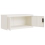 Weißer Stahlschrank 90x40x240 cm von vidaXL, Schließfächer und Lagerschränke - Ref: Foro24-3188315, Preis: 617,78 €, Rabatt: %