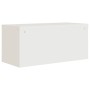 Armario archivador de acero blanco 90x40x240 cm by vidaXL, Lockers and storage cabinets - Ref: Foro24-3188315, Price: 605,15 ...
