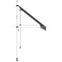 Toldo retráctil de operación manual antracita 400 cm