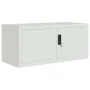 Armario archivador de acero gris claro 90x40x130 cm by vidaXL, Lockers and storage cabinets - Ref: Foro24-3188317, Price: 320...