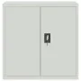 Helle graue Stahlschrank 90x40x130 cm von vidaXL, Schließfächer und Lagerschränke - Ref: Foro24-3188317, Preis: 328,08 €, Rab...