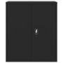 Aktenschrank aus schwarzem Stahl 90x40x145 cm von vidaXL, Schließfächer und Lagerschränke - Ref: Foro24-3188324, Preis: 334,0...