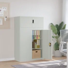 Light gray steel filing cabinet 90x40x145 cm by vidaXL, Lockers and storage cabinets - Ref: Foro24-3188318, Price: 347,61 €, ...