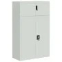 Light gray steel filing cabinet 90x40x145 cm by vidaXL, Lockers and storage cabinets - Ref: Foro24-3188318, Price: 347,61 €, ...