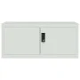 Light gray steel filing cabinet 90x40x145 cm by vidaXL, Lockers and storage cabinets - Ref: Foro24-3188318, Price: 347,61 €, ...