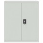 Light gray steel filing cabinet 90x40x145 cm by vidaXL, Lockers and storage cabinets - Ref: Foro24-3188318, Price: 322,96 €, ...