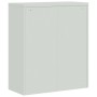 Aktenschrank aus hellgrauem Stahl 90x40x145 cm von vidaXL, Schließfächer und Lagerschränke - Ref: Foro24-3188318, Preis: 321,...