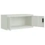 Armario archivador de acero gris claro 90x40x110 cm von vidaXL, Schließfächer und Lagerschränke - Ref: Foro24-3188316, Preis:...