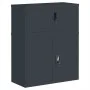 Armario archivador de acero gris antracita 90x40x110 cm by vidaXL, Lockers and storage cabinets - Ref: Foro24-3188328, Price:...