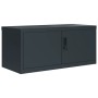 Armario archivador de acero gris antracita 90x40x110 cm von vidaXL, Schließfächer und Lagerschränke - Ref: Foro24-3188328, Pr...