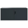 Armario archivador de acero gris antracita 90x40x110 cm von vidaXL, Schließfächer und Lagerschränke - Ref: Foro24-3188328, Pr...