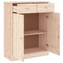 Mueble zapatero ALTA madera maciza de pino 77x35x96 cm de vidaXL, Zapateros y organizadores de calzado - Ref: Foro24-353925, ...