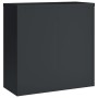 Aktenregal aus anthrazitgrauem Stahl 90x40x130 cm von vidaXL, Schließfächer und Lagerschränke - Ref: Foro24-3188329, Preis: 3...