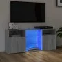 TV cabinet with LED lights Sonoma gray 120x30x50 cm by vidaXL, TV Furniture - Ref: Foro24-815715, Price: 99,17 €, Discount: %