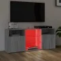 TV cabinet with LED lights Sonoma gray 120x30x50 cm by vidaXL, TV Furniture - Ref: Foro24-815715, Price: 99,17 €, Discount: %