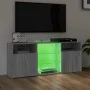 TV cabinet with LED lights Sonoma gray 120x30x50 cm by vidaXL, TV Furniture - Ref: Foro24-815715, Price: 99,17 €, Discount: %