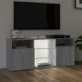 TV cabinet with LED lights Sonoma gray 120x30x50 cm by vidaXL, TV Furniture - Ref: Foro24-815715, Price: 99,17 €, Discount: %