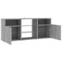 TV cabinet with LED lights Sonoma gray 120x30x50 cm by vidaXL, TV Furniture - Ref: Foro24-815715, Price: 99,17 €, Discount: %