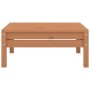 Set de muebles de jardín 4 pzas madera maciza pino marrón miel