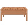 Set de muebles de jardín 4 pzas madera maciza pino marrón miel