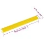 Floor cable protector ramp 4 pcs yellow 98.5 cm by vidaXL, Road and traffic signs - Ref: Foro24-150969, Price: 38,50 €, Disco...