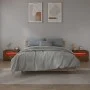 Mesitas de noche con LED 2 uds color roble ahumado de vidaXL, Mesitas de noche - Ref: Foro24-3144972, Precio: 94,45 €, Descue...