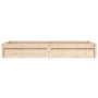Bed frame with drawers 100x200 cm by vidaXL, Beds and slatted bases - Ref: Foro24-3103468, Price: 181,11 €, Discount: %
