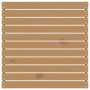 Muebles de jardín 3 piezas madera maciza pino con cojines crema