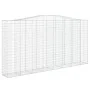 Gabion baskets 5 pcs arc shape iron 400x50x200/220 cm by vidaXL, Pots and planters - Ref: Foro24-3146024, Price: 1,00 €, Disc...