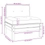 Juego de muebles de jardín 3 pzas con cojines gris madera pino
