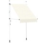 Toldo retráctil de operación manual 150 cm crema