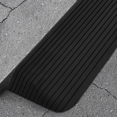 Rubber threshold ramps 2 pcs 110x41x5 cm by vidaXL, Road and traffic signs - Ref: Foro24-150975, Price: 93,41 €, Discount: %
