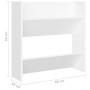 Zapateros de pared 4 uds madera contrachapada blanco 60x18x60cm
