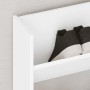 Zapatero de pared madera contrachapada blanco 80x18x60 cm